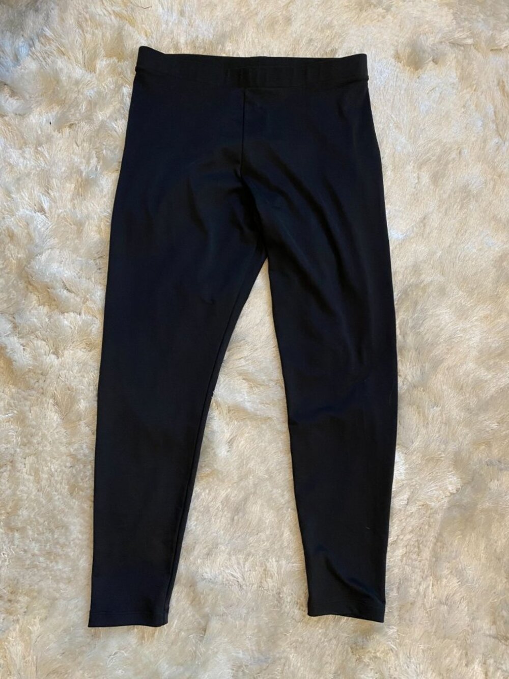 Adidas logo leggings high waisted with small logo on the back of each leg XL - Picture 3 of 4